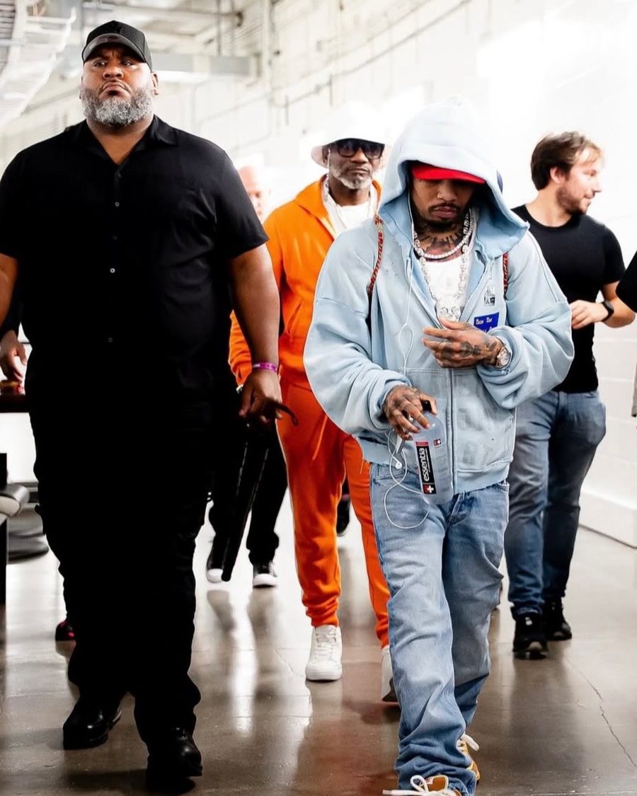 TCP security escorting talent backstage